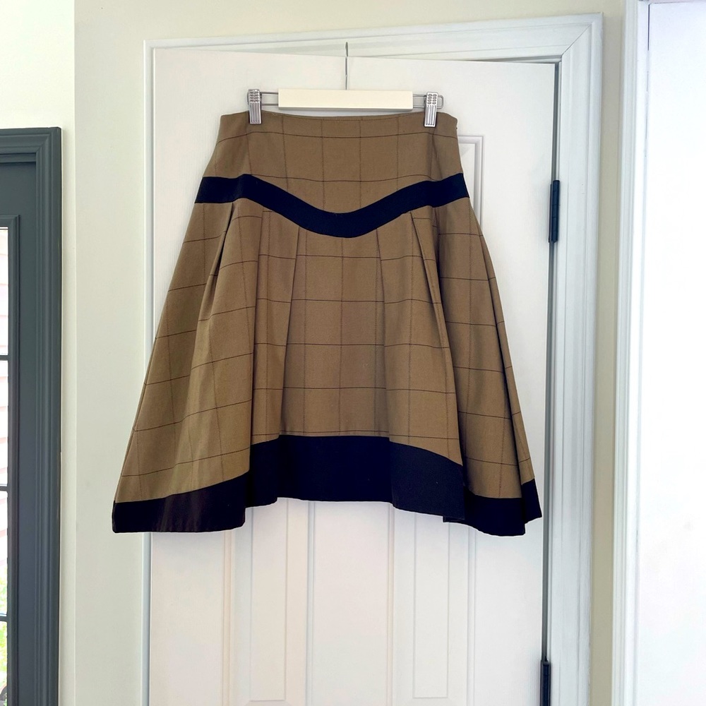 High low classy, brown skirt by Goshen Vero Moda